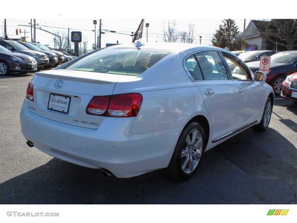 2010 GS 350 AWD - Starfire Pearl White / Parchment photo #6