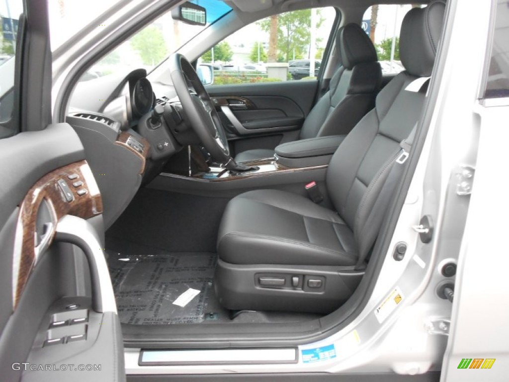 Ebony Interior 2012 Acura MDX SH-AWD Photo #75800197