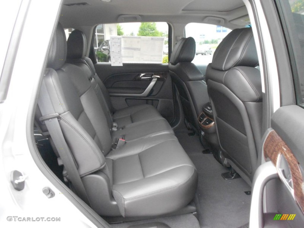 Ebony Interior 2012 Acura MDX SH-AWD Photo #75800269