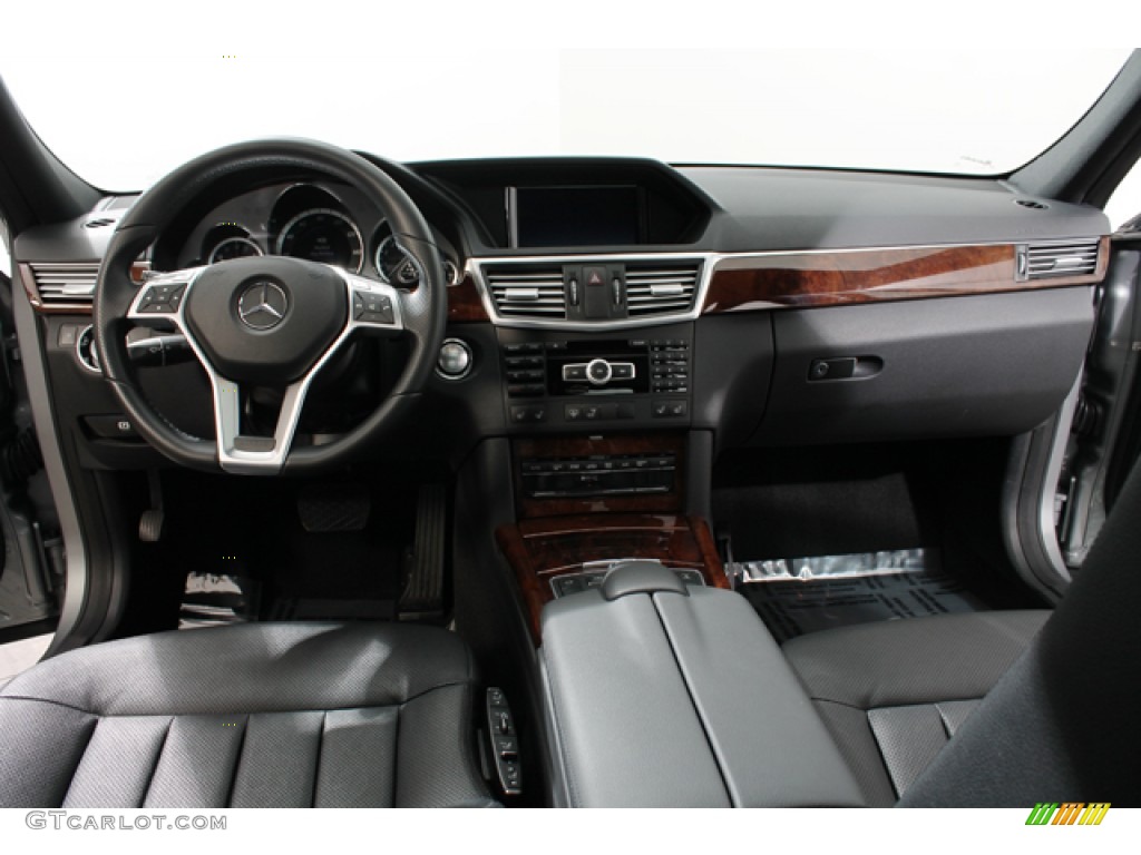 2012 Mercedes-Benz E 550 4Matic Sedan Black Dashboard Photo #75800497