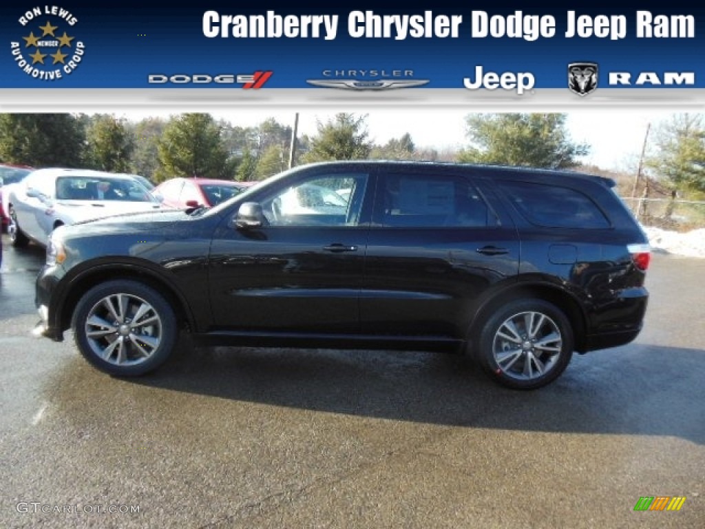 2013 Durango R/T AWD - Brilliant Black Crystal Pearl / Black photo #1