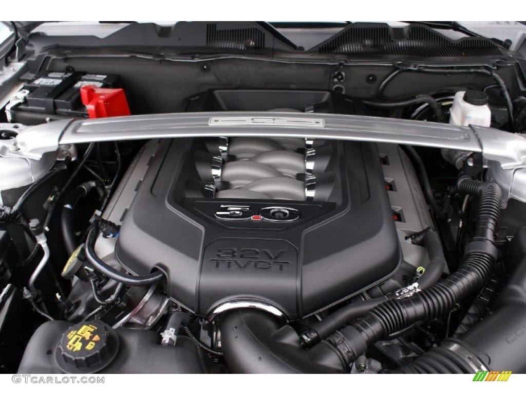 2012 Ford Mustang GT Premium Coupe 5.0 Liter DOHC 32-Valve Ti-VCT V8 Engine Photo #75800857