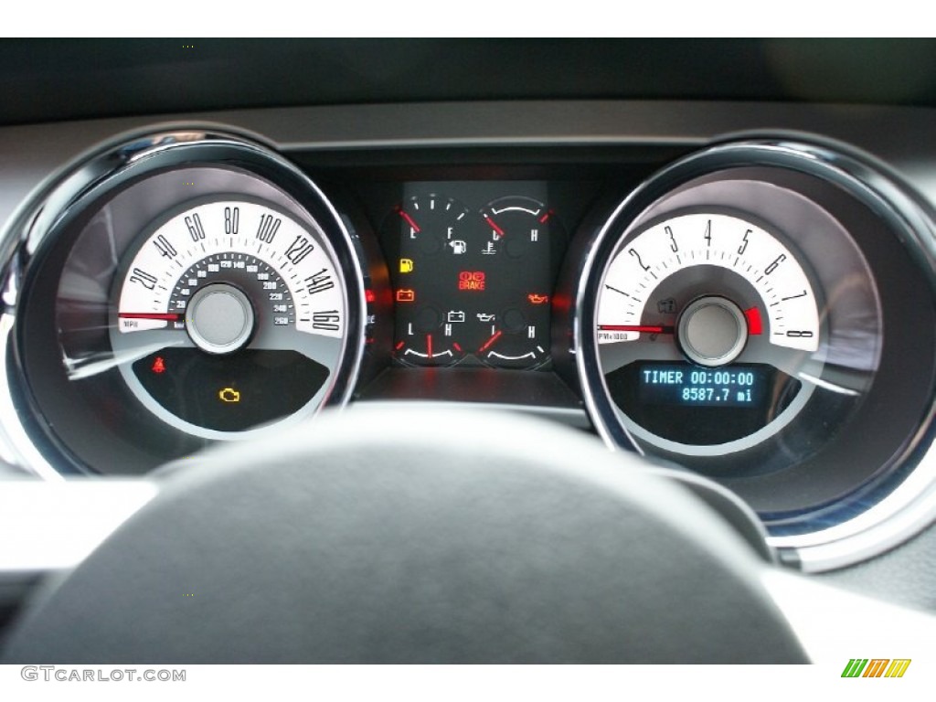 2012 Ford Mustang GT Premium Coupe Gauges Photo #75800878