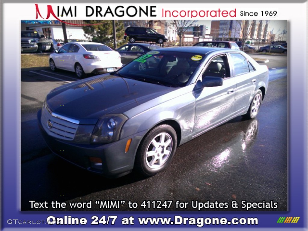 2006 CTS Sedan - Stealth Gray / Light Gray/Ebony photo #1