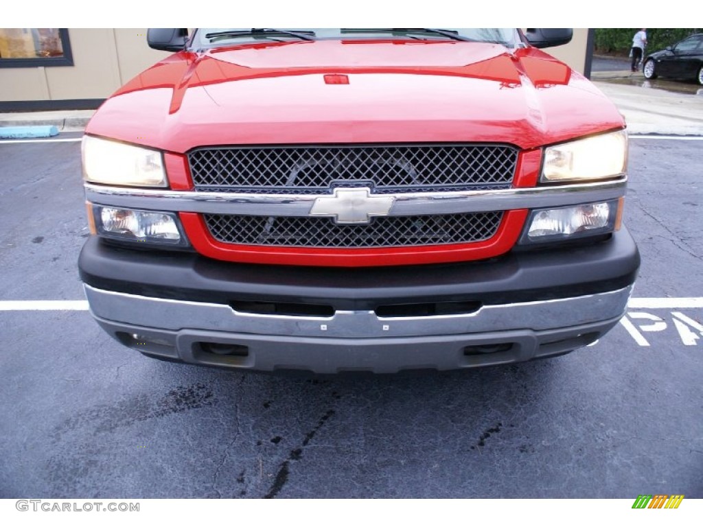 2005 Silverado 1500 Z71 Crew Cab 4x4 - Sport Red Metallic / Dark Charcoal photo #3