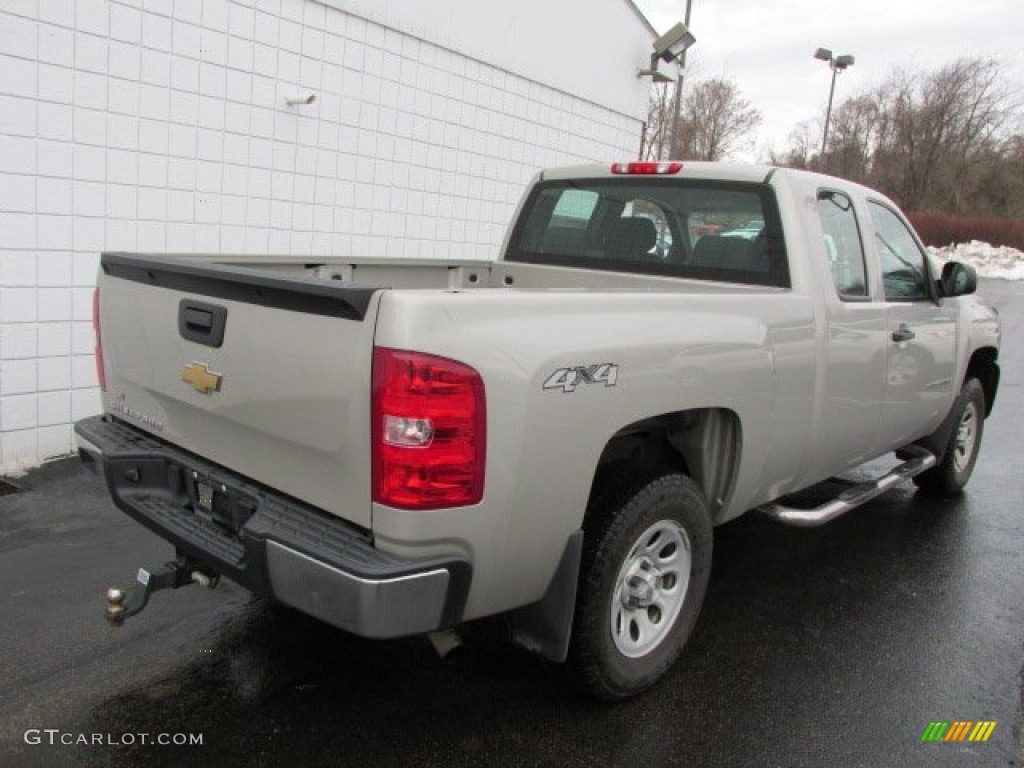 2009 Silverado 1500 Extended Cab 4x4 - Silver Birch Metallic / Dark Titanium photo #9