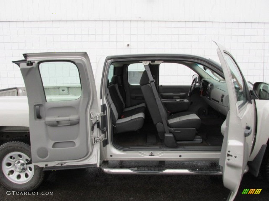 2009 Silverado 1500 Extended Cab 4x4 - Silver Birch Metallic / Dark Titanium photo #12