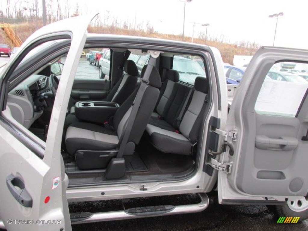 2009 Silverado 1500 Extended Cab 4x4 - Silver Birch Metallic / Dark Titanium photo #13