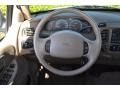 Medium Parchment 2001 Ford F150 Lariat SuperCrew 4x4 Steering Wheel