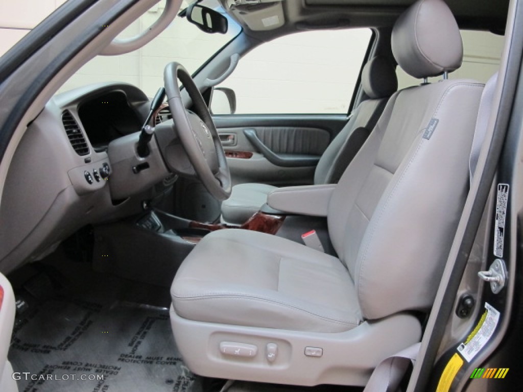 Light Charcoal Interior 2006 Toyota Sequoia Limited 4WD Photo #75804501