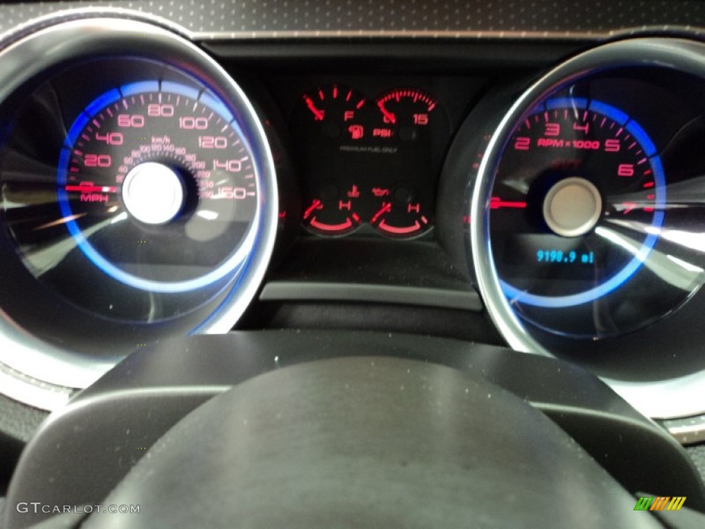 2011 Ford Mustang Shelby GT500 Coupe Gauges Photo #75804622