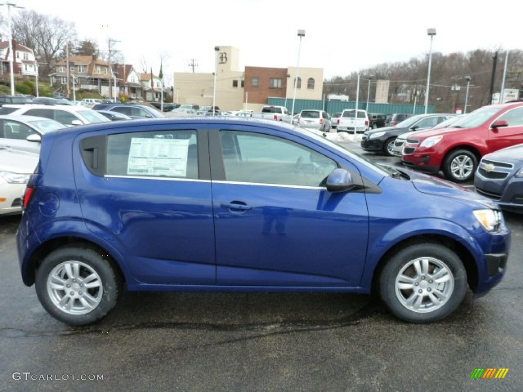 Blue Topaz Metallic 2013 Chevrolet Sonic LT Hatch Exterior Photo #75805541
