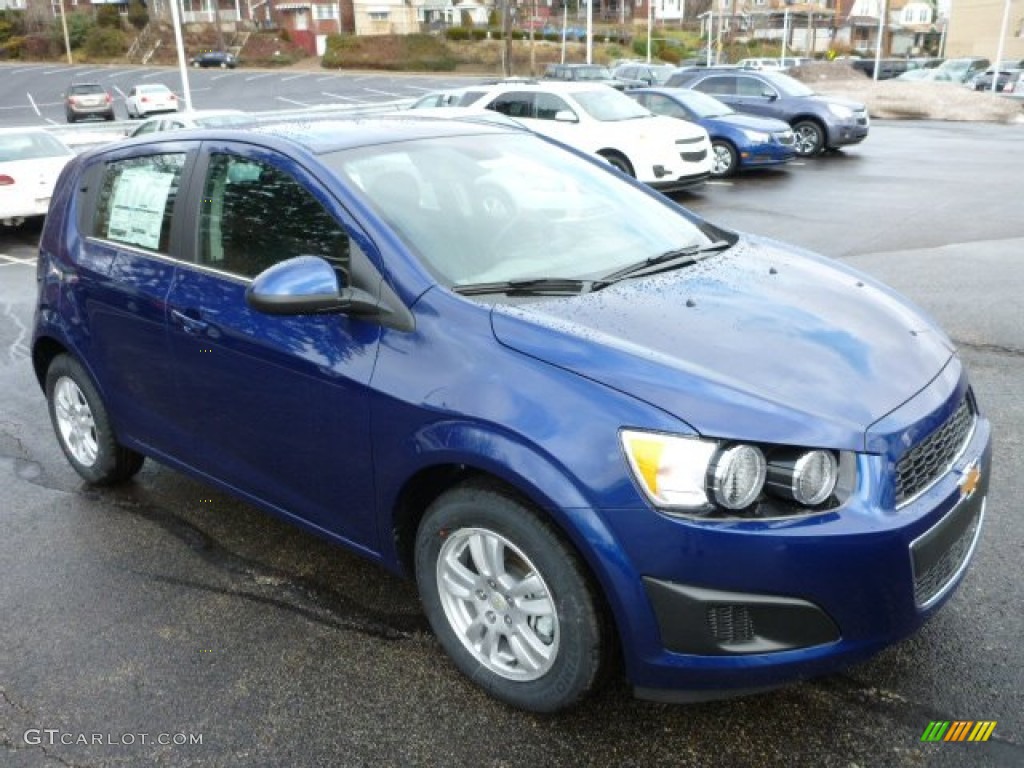 Blue Topaz Metallic 2013 Chevrolet Sonic LT Hatch Exterior Photo #75805562
