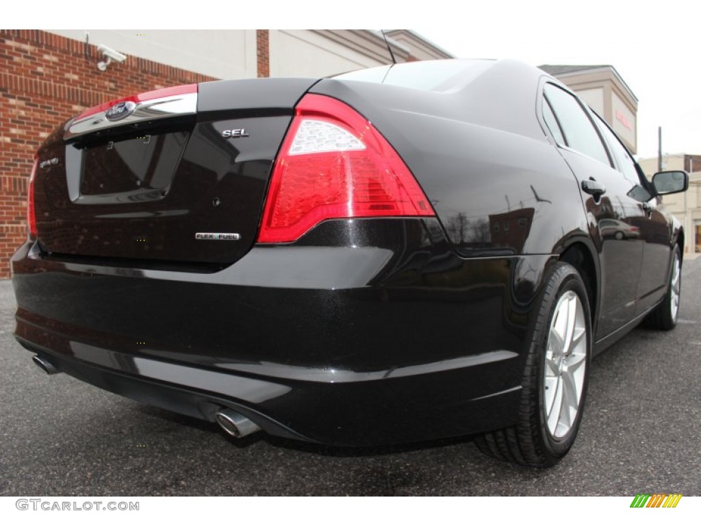 Tuxedo Black Metallic 2012 Ford Fusion SEL V6 Exterior Photo #75805648