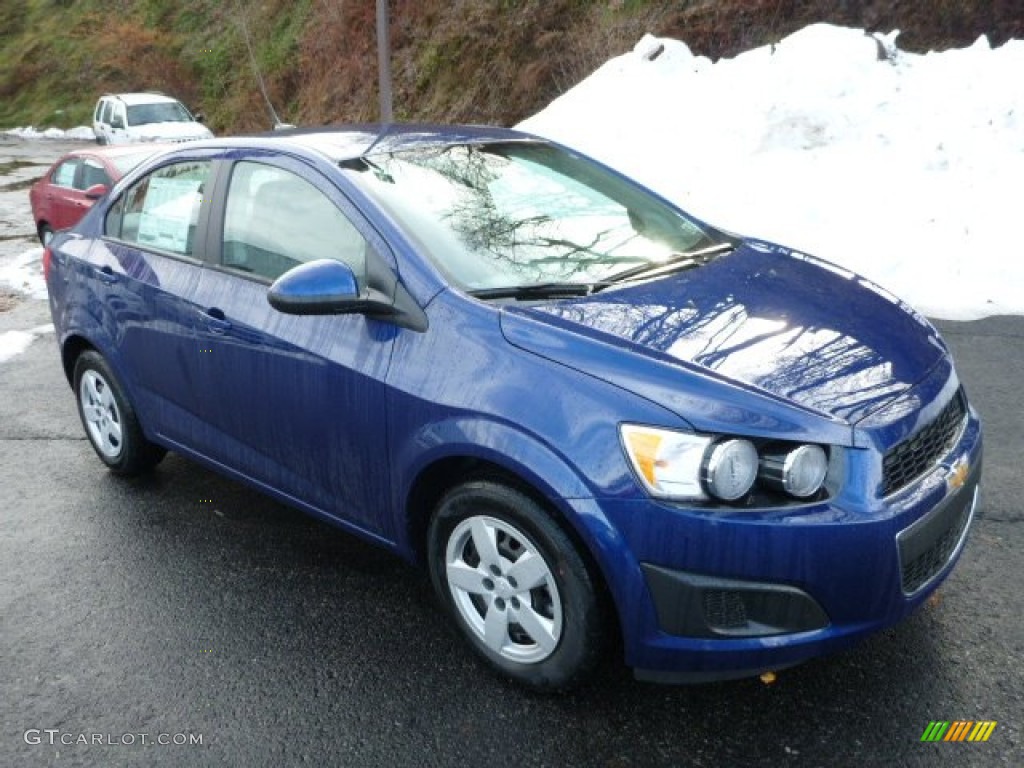 Blue Topaz Metallic 2013 Chevrolet Sonic LS Sedan Exterior Photo #75805942