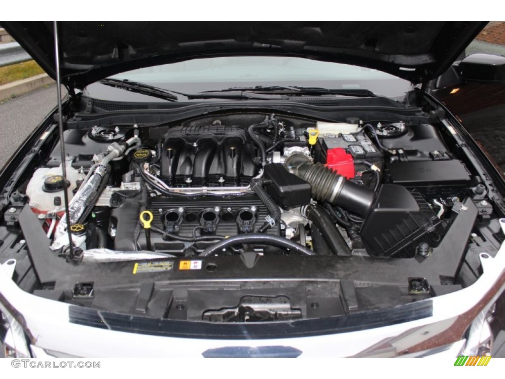 2012 Ford Fusion SEL V6 3.0 Liter Flex-Fuel DOHC 24-Valve VVT Duratec V6 Engine Photo #75805979
