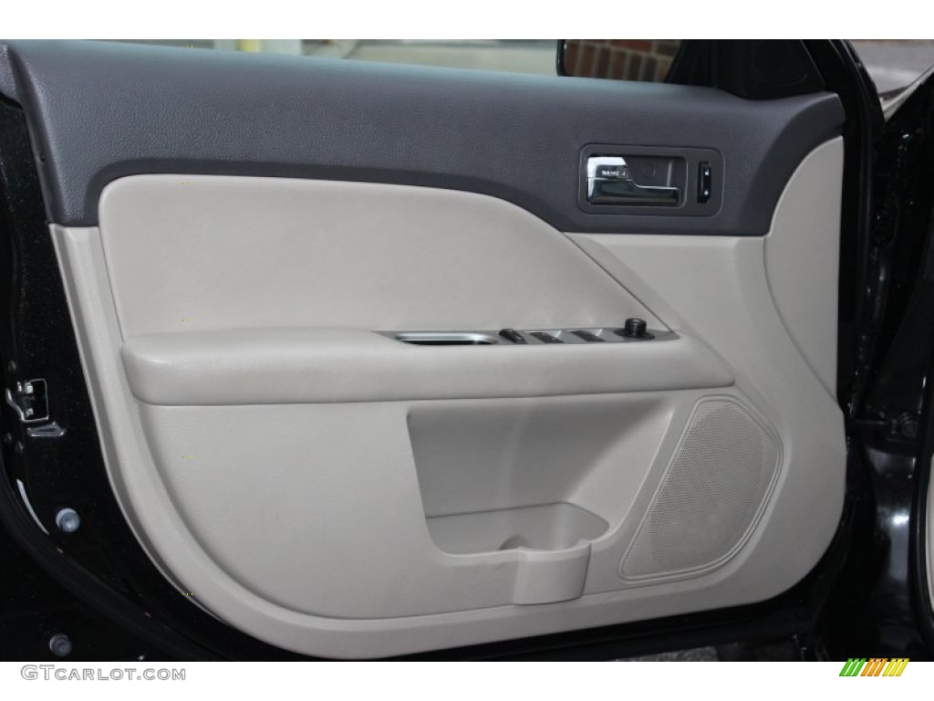 2012 Ford Fusion SEL V6 Medium Light Stone Door Panel Photo #75806087