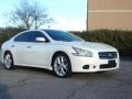 Winter Frost White 2009 Nissan Maxima 3.5 SV Sport