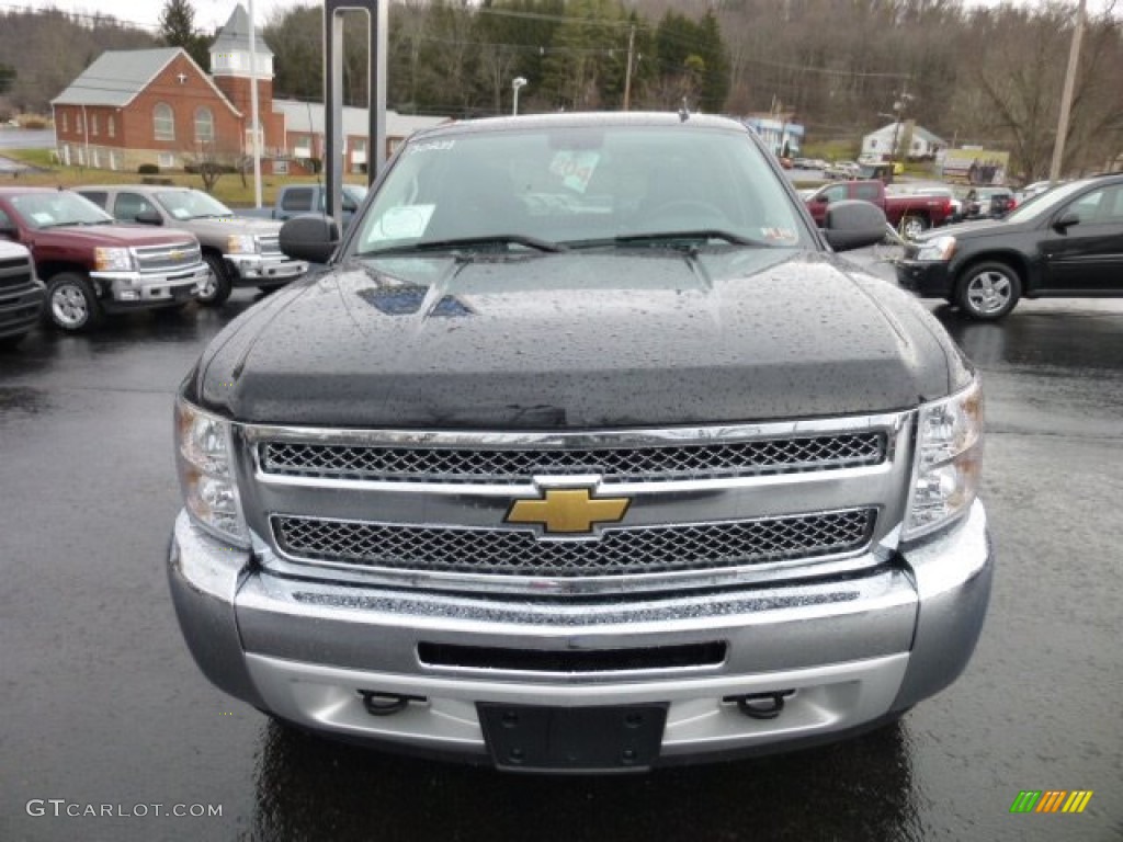 2013 Silverado 1500 LT Crew Cab 4x4 - Black / Ebony photo #2