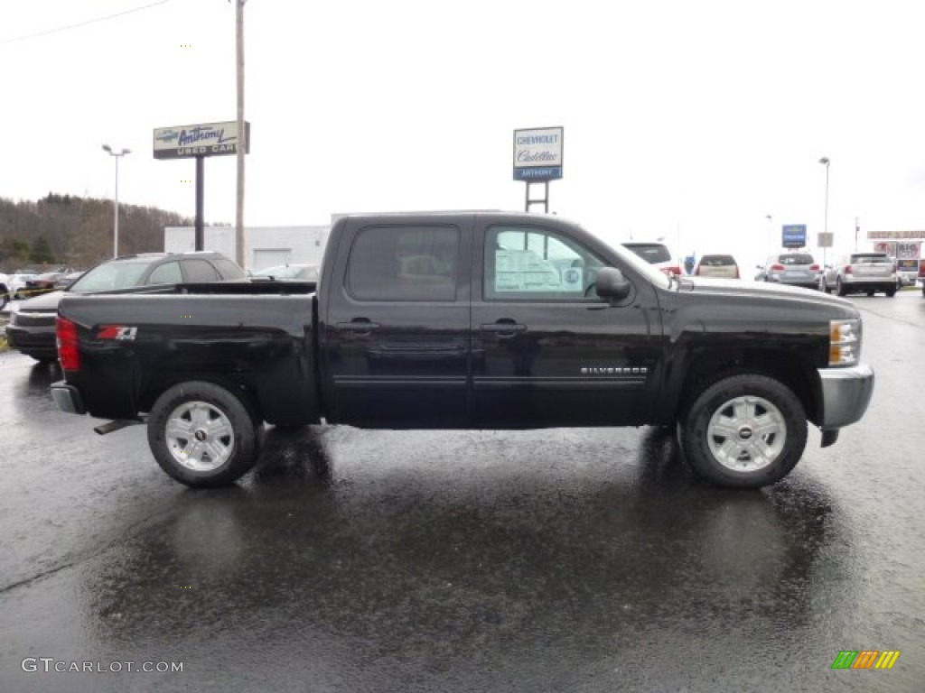 2013 Silverado 1500 LT Crew Cab 4x4 - Black / Ebony photo #8