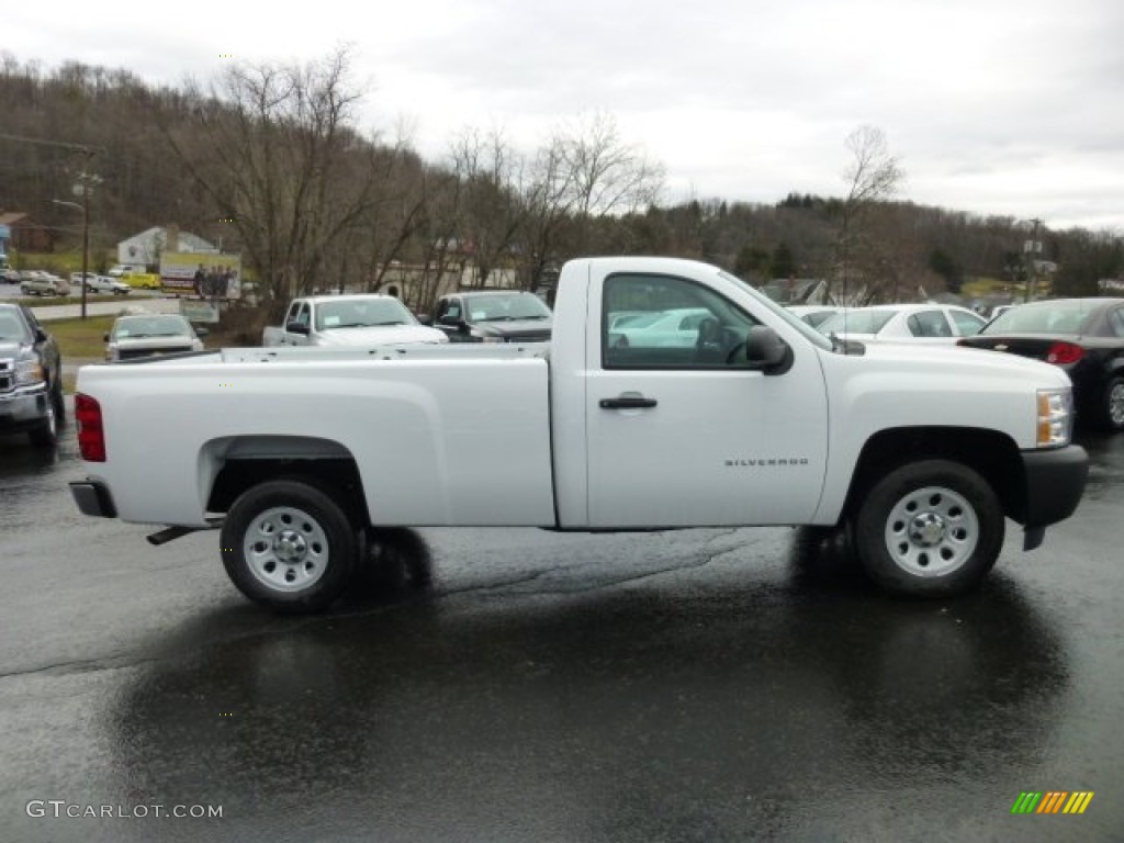 2013 Silverado 1500 Work Truck Regular Cab - Summit White / Dark Titanium photo #8