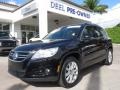 Deep Black Metallic 2010 Volkswagen Tiguan SE
