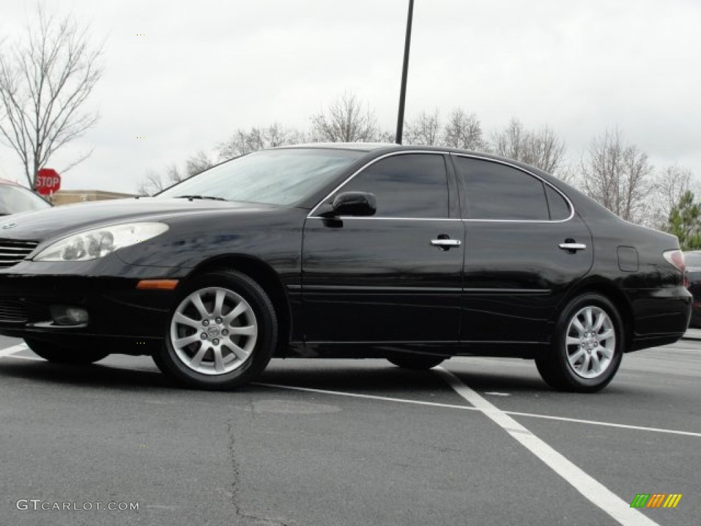 2002 ES 300 - Black Onyx / Ivory photo #5