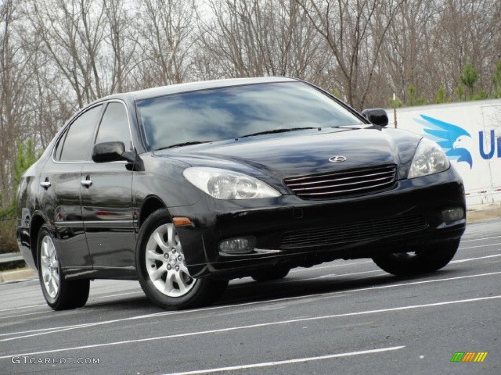 2002 ES 300 - Black Onyx / Ivory photo #7