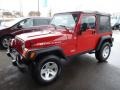 2005 Flame Red Jeep Wrangler Rubicon 4x4  photo #10