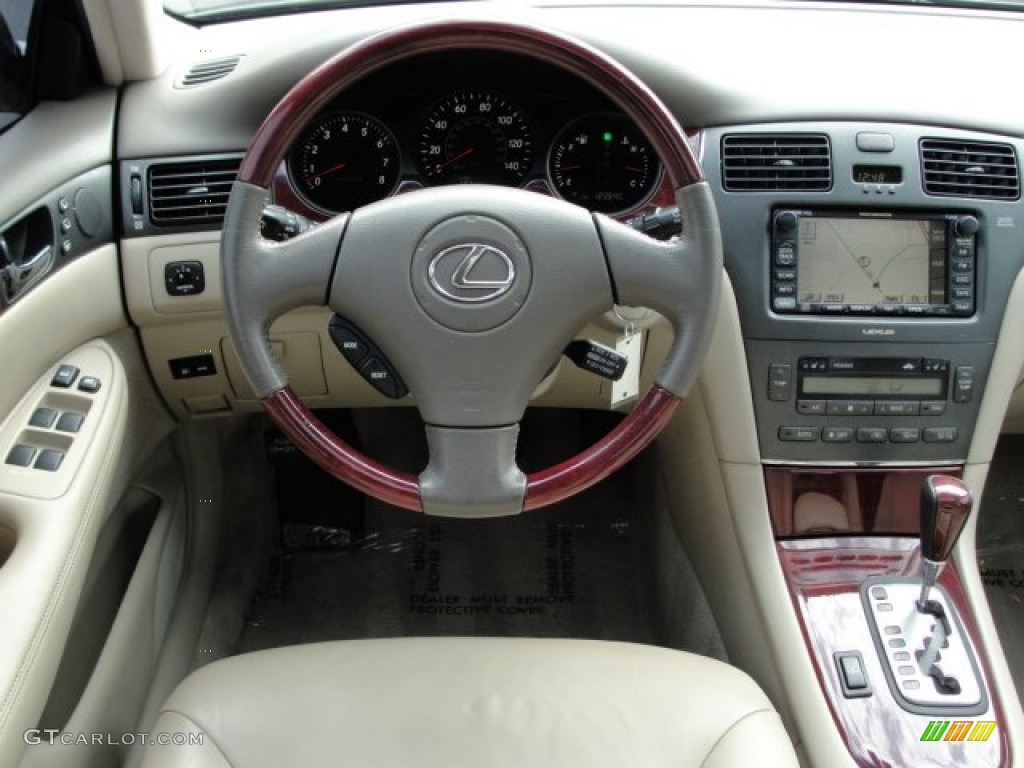 2002 Lexus ES 300 Ivory Steering Wheel Photo #75808853