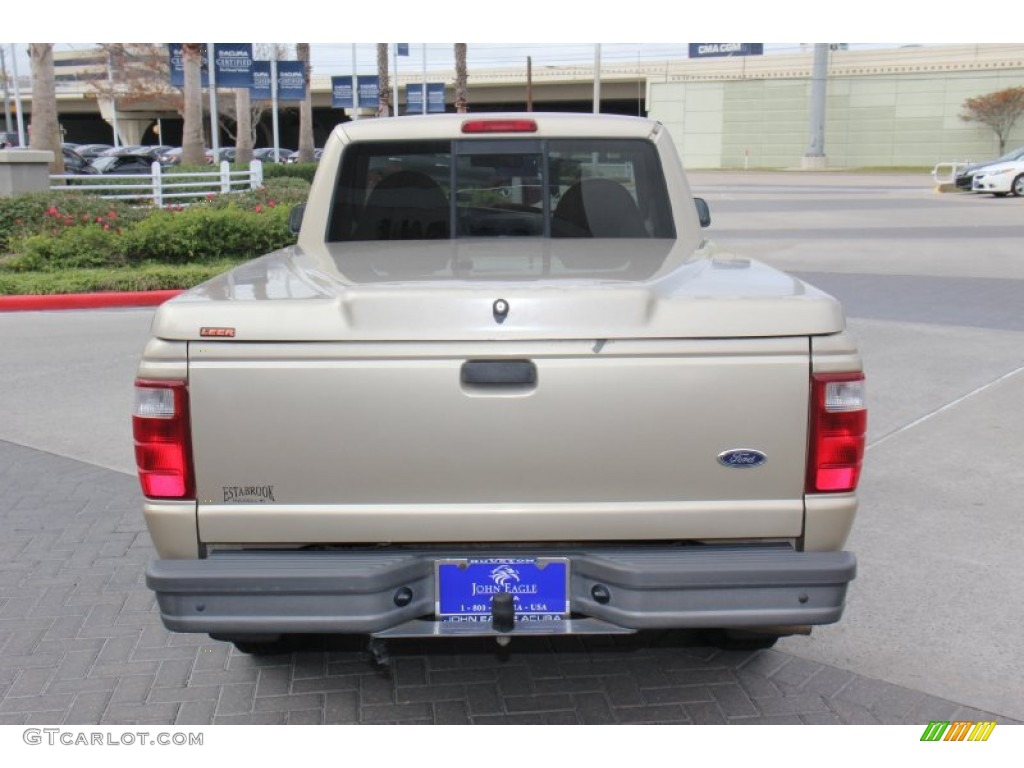 2002 Ranger XL Regular Cab - Harvest Gold Metallic / Medium Prairie Tan photo #4
