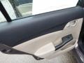 Beige 2013 Honda Civic EX Sedan Door Panel