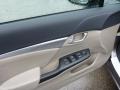 Beige 2013 Honda Civic EX Sedan Door Panel