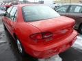 2002 Bright Red Chevrolet Cavalier Sedan  photo #4