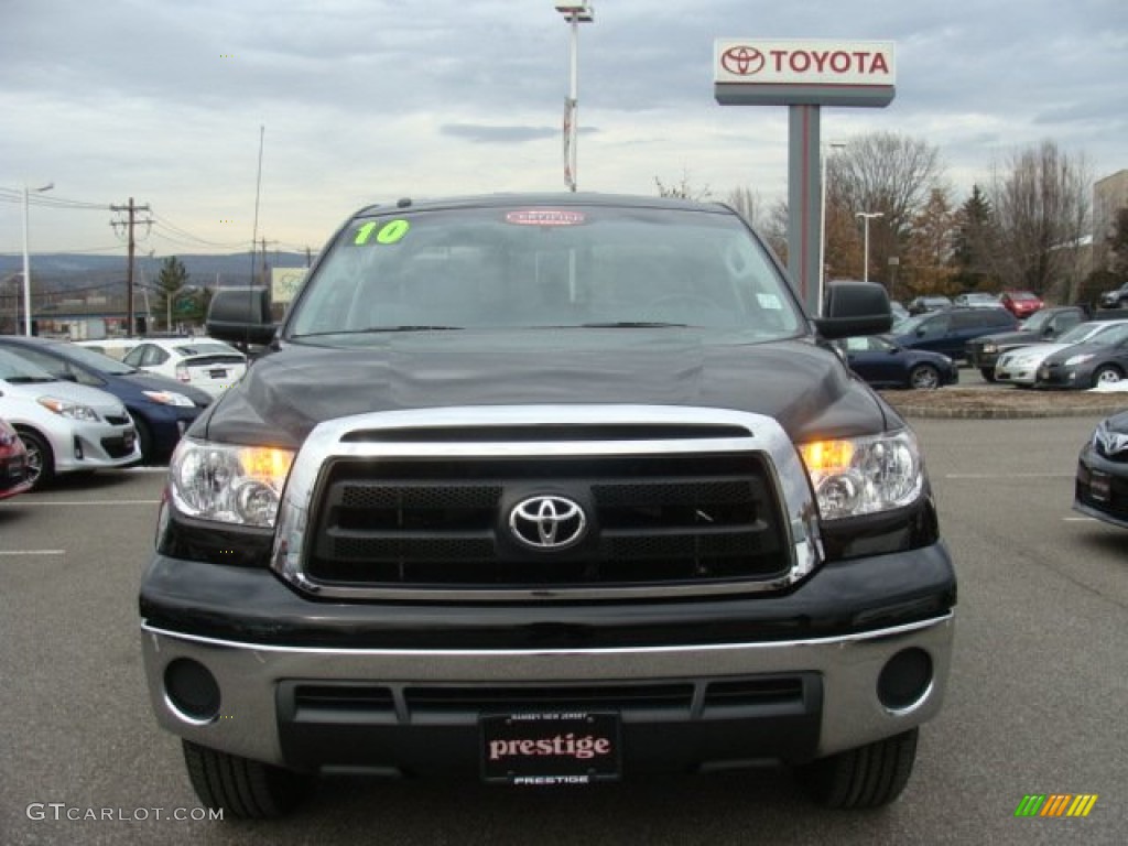 2010 Tundra Double Cab 4x4 - Black / Graphite Gray photo #2