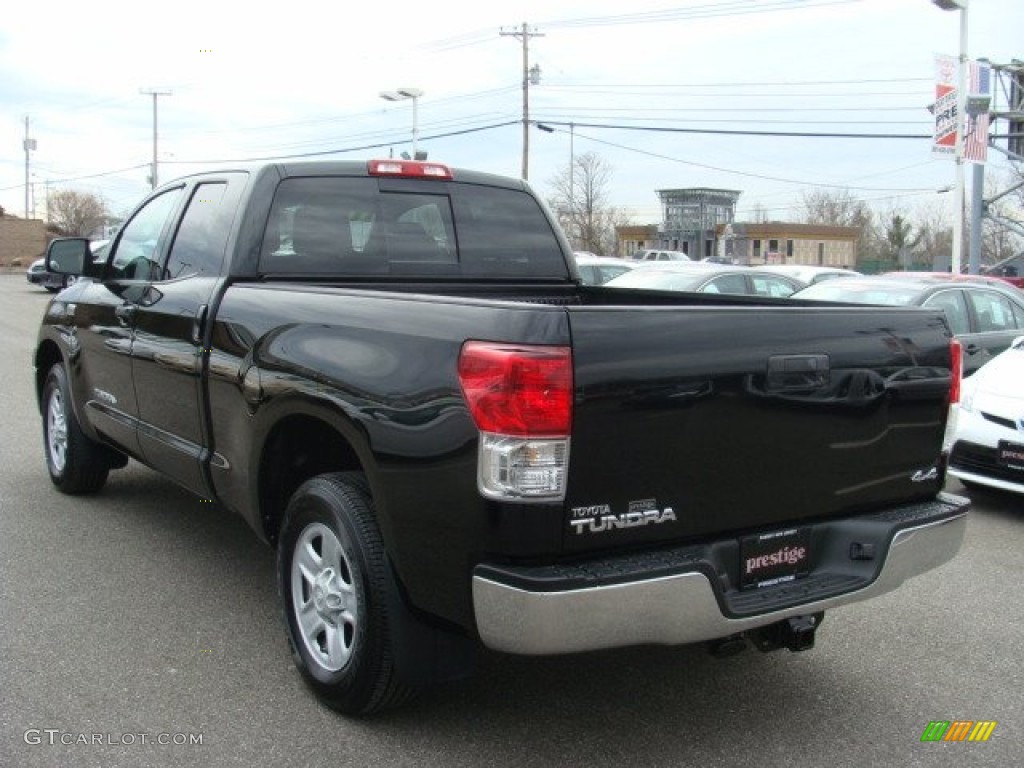 2010 Tundra Double Cab 4x4 - Black / Graphite Gray photo #4