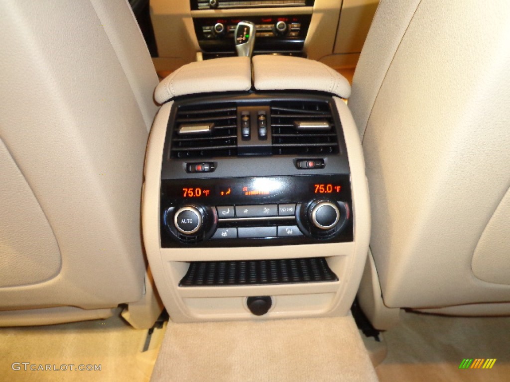2011 5 Series 535i xDrive Sedan - Dark Graphite Metallic / Venetian Beige photo #28