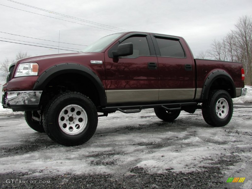 2005 F150 FX4 Roush Stage 1 SuperCrew 4x4 - Dark Toreador Red Metallic / Tan photo #2