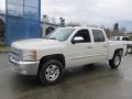 2013 White Diamond Tricoat Chevrolet Silverado 1500 LT Crew Cab 4x4  photo #1