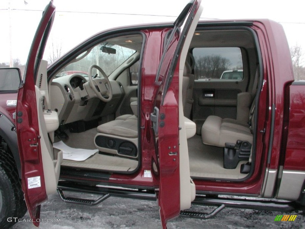 2005 F150 FX4 Roush Stage 1 SuperCrew 4x4 - Dark Toreador Red Metallic / Tan photo #41