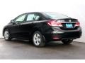 2013 Crystal Black Pearl Honda Civic LX Sedan  photo #2