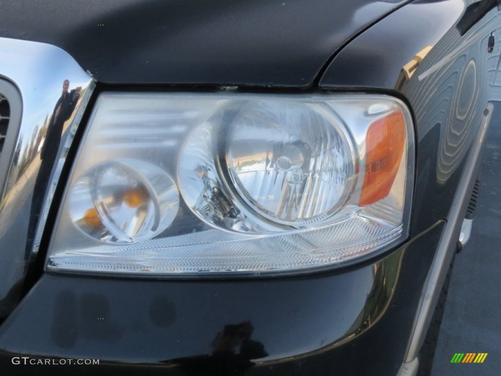 2006 F150 Lariat SuperCab - Black / Black photo #8