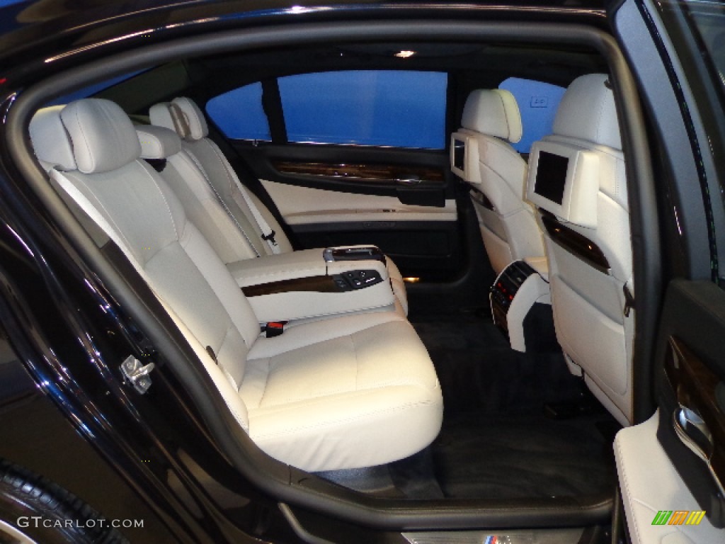 Oyster/Black Interior 2011 BMW 7 Series 760Li Sedan Photo #75816409