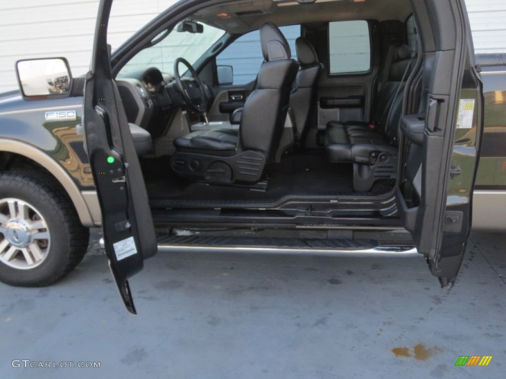 2006 F150 Lariat SuperCab - Black / Black photo #27