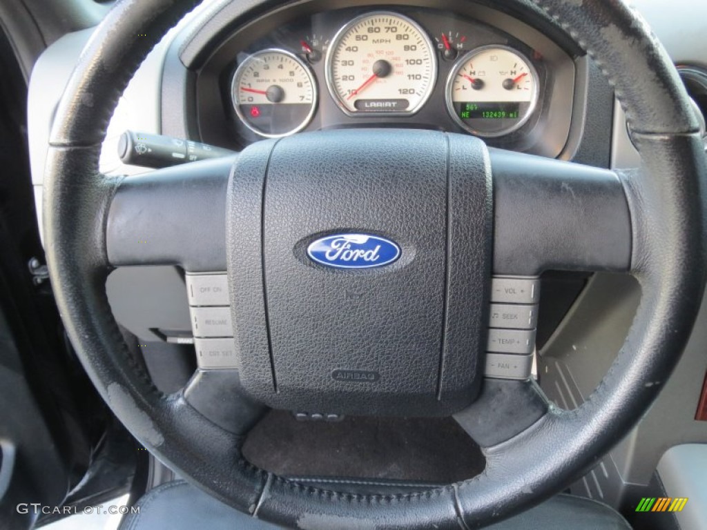 2006 F150 Lariat SuperCab - Black / Black photo #39