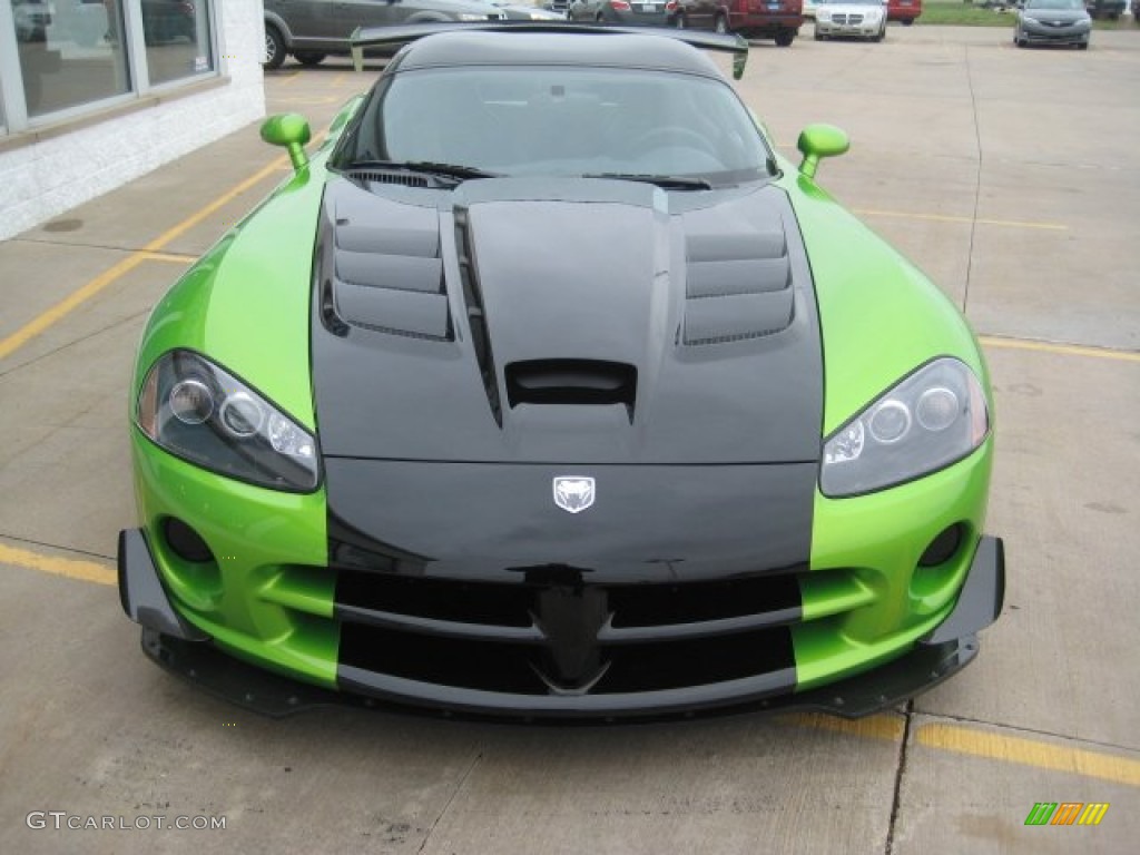 Viper Snakeskin Green Pearl 2009 Dodge Viper SRT-10 ACR Coupe Exterior Photo #75818464