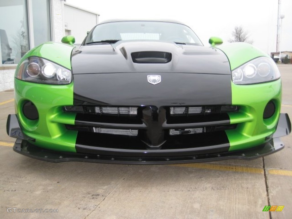 Viper Snakeskin Green Pearl 2009 Dodge Viper SRT-10 ACR Coupe Exterior Photo #75818548