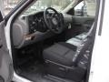  2013 Silverado 3500HD WT Regular Cab 4x4 Stake Truck Dark Titanium Interior