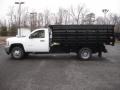 2013 Summit White Chevrolet Silverado 3500HD WT Regular Cab 4x4 Stake Truck  photo #6