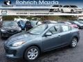 2013 Dolphin Gray Mica Mazda MAZDA3 i SV 4 Door  photo #1